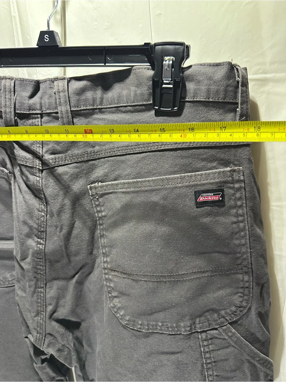 Dickies Gray Charcoal Men's Carpenter Work Pants Jeans Size 36x32
